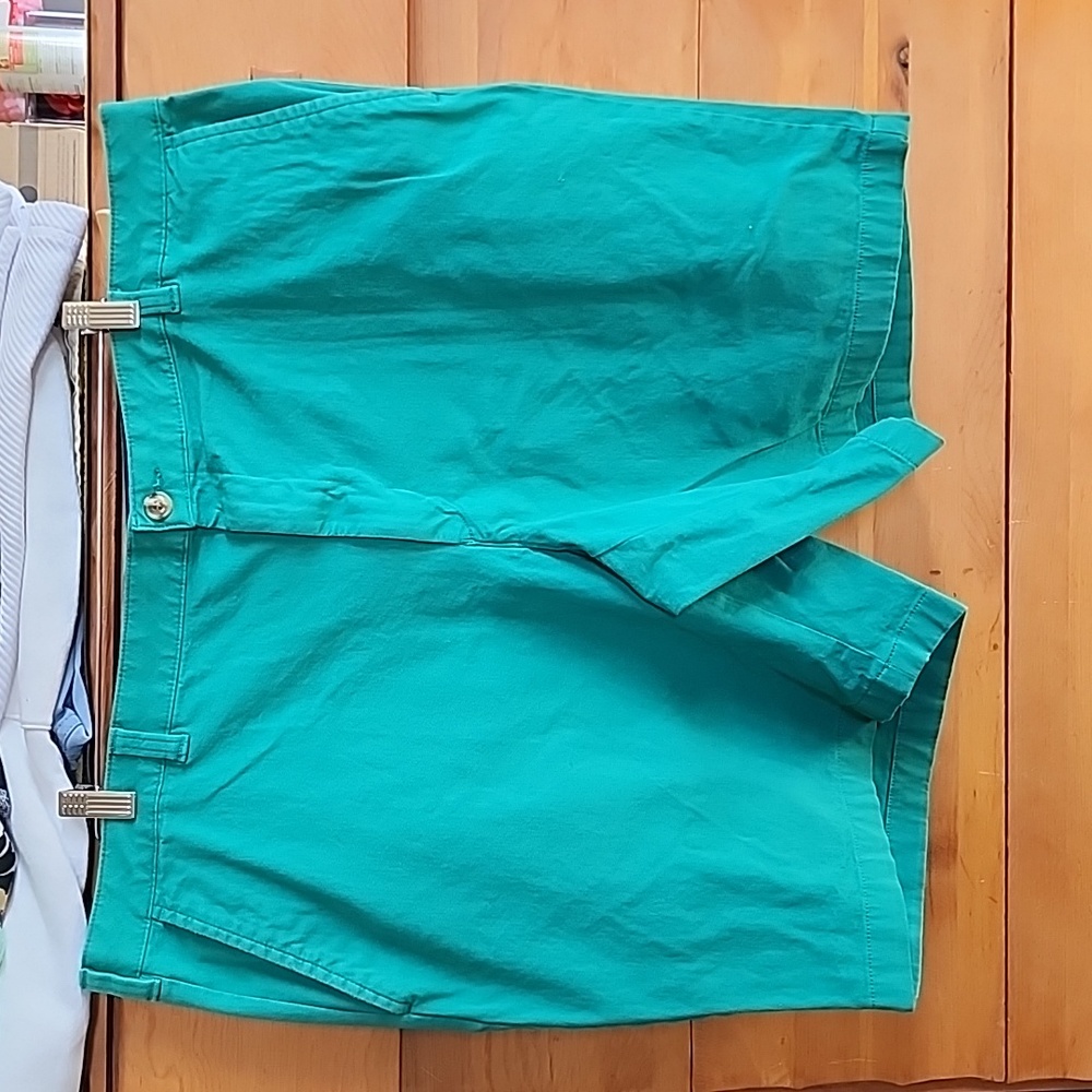 Club Room: Regular Fit 9" 4-way Stretch Shorts, Kelly Green, Men's 42" waist